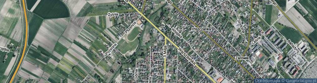 Zdjęcie satelitarne Mleczarska ul.